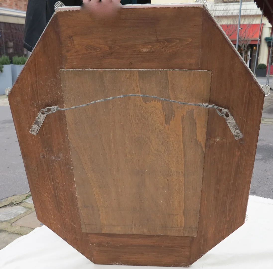 1950/70′ Miroir Style Véronèse Octogonal Parecloses