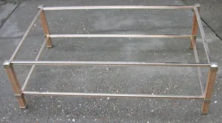 1970′ Paire de Tables Basses en Altuglas Pierre Vandel