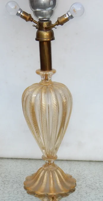 1970′ Barovier & Toso Style Murano Lamp