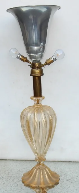 1970′ Barovier & Toso Style Murano Lamp