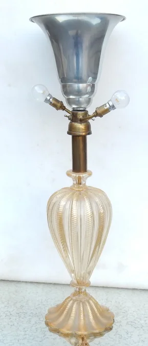 1970′ Barovier & Toso Style Murano Lamp