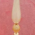 1950/70 Lampadaire Barovier & Toso Avec Paillons d’Or