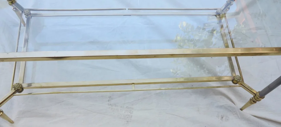 1950/70′ Table Basse Maison Jansen 93 x 49 cm