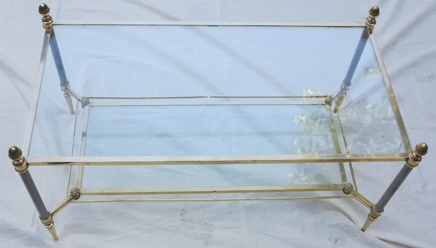 1950/70′ Table Basse Maison Jansen 93 x 49 cm