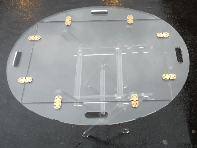 1970′ Altuglas Marine Table with Adjustable Height