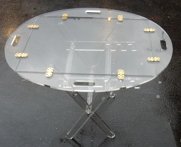 1970′ Altuglas Marine Table with Adjustable Height