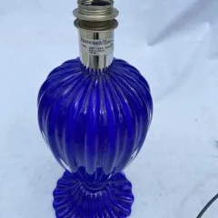 1980′ Lampe Bleue Barovier & Toso Signée