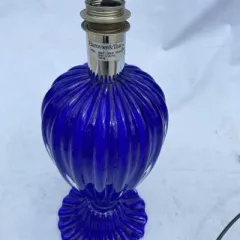 1980′ Lampe Bleue Barovier & Toso Signée