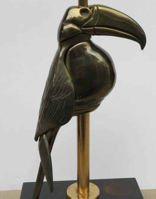 1970′ Paire de Lampes au Toucan Style Duval Brasseur