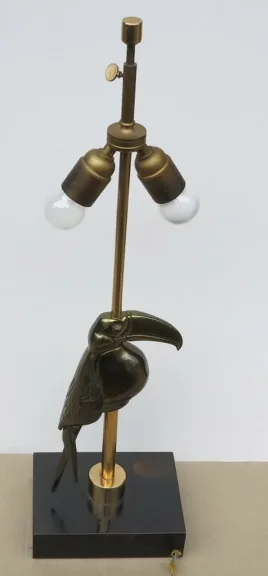 1970s Pair of Toucan Lamps in the Style of Duval Brasseur