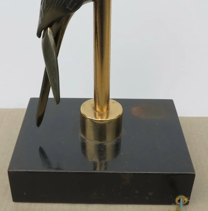 1970′ Paire de Lampes au Toucan Style Duval Brasseur
