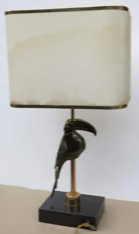 1970′ Paire de Lampes au Toucan Style Duval Brasseur