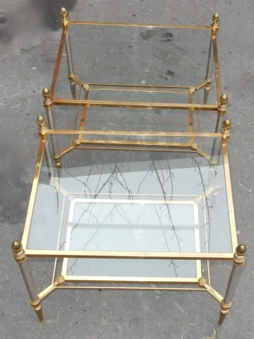 1950/70′ Pair of Maison Jansen Sofa Ends