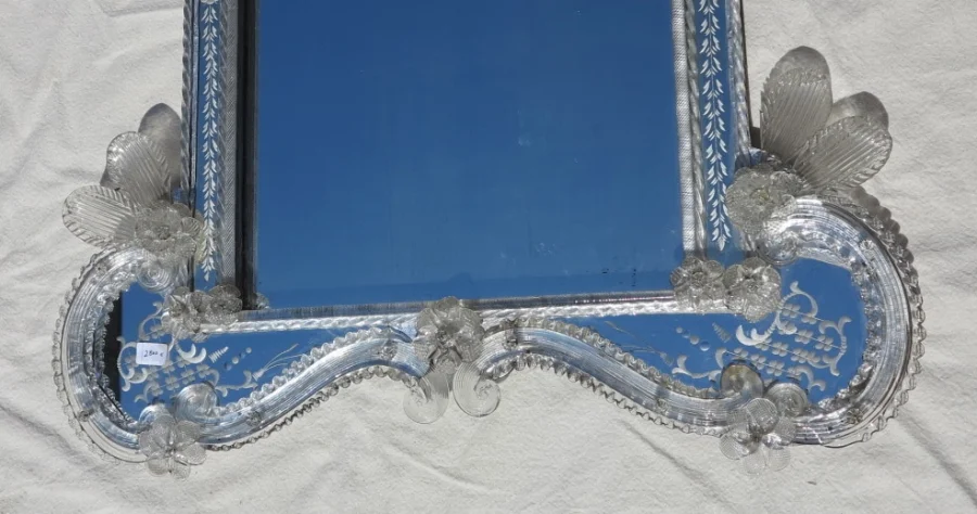 1950/70 Romantic Murano Mirror