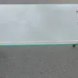 1950/70 Table Basse en Bronze Doré Maison Baguès Modèle Bambou, Entretoise, Plateau en Verre Vissé