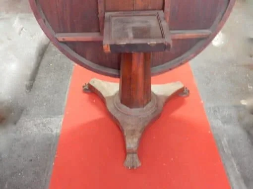 1880′ Guéridon Acajou Basculant