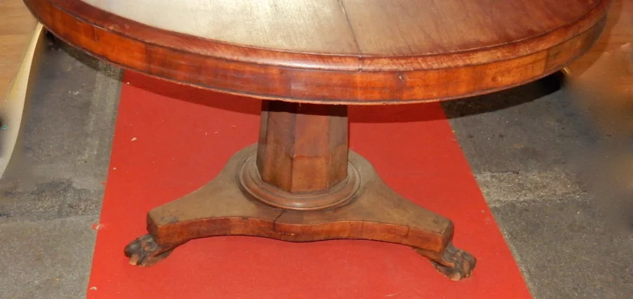 1880′ Guéridon Acajou Basculant