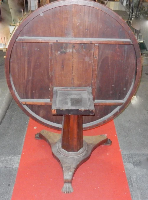 1880′ Guéridon Acajou Basculant