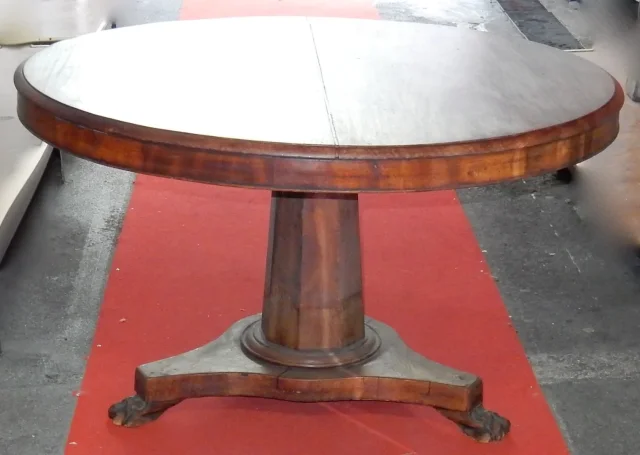 1880′ Guéridon Acajou Basculant