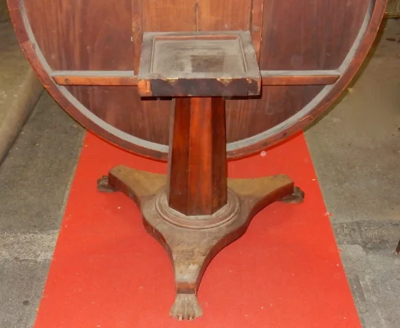 1880′ Guéridon Acajou Basculant