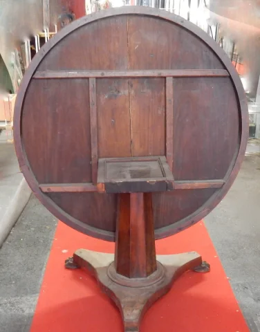1880′ Guéridon Acajou Basculant