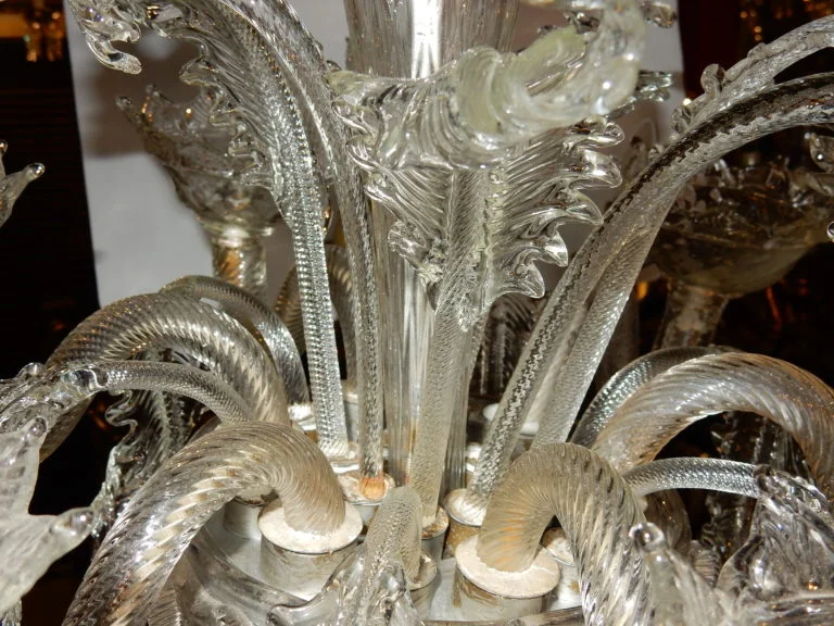 1900/20′ Lustre Cristal Murano 6 Branches