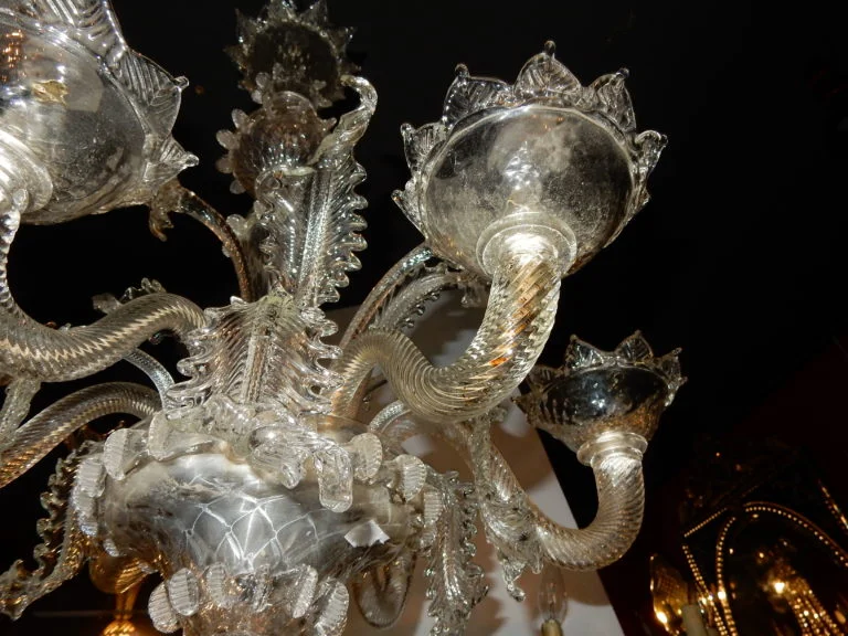 1900/20′ Lustre Cristal Murano 6 Branches