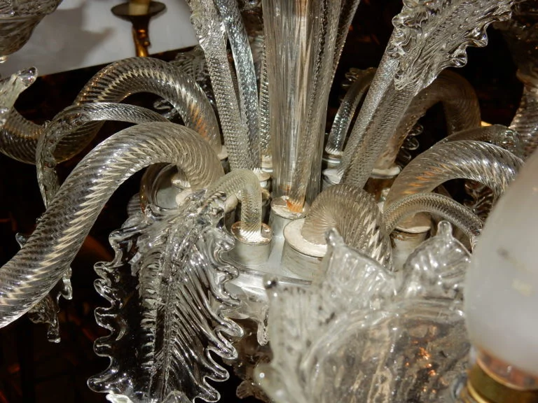 1900/20′ Lustre Cristal Murano 6 Branches