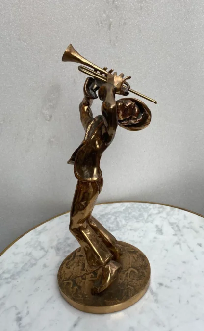 1970s/80s Le Jazz Band – Set of 4 Bronze Sculptures, Signed LOHE