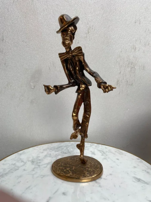 1970s/80s Le Jazz Band – Set of 4 Bronze Sculptures, Signed LOHE