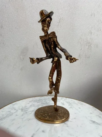 1970s/80s Le Jazz Band – Set of 4 Bronze Sculptures, Signed LOHE
