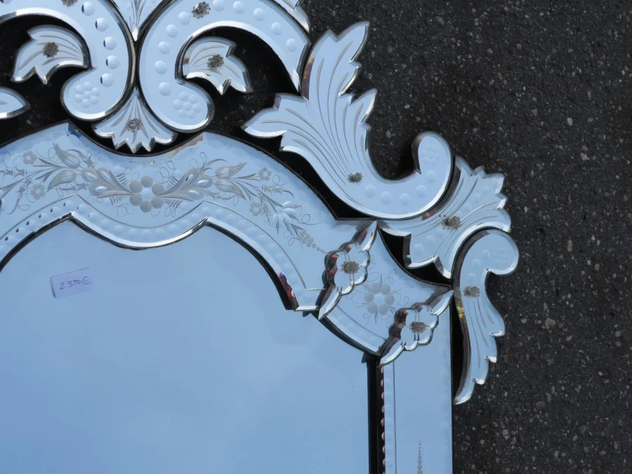 1900 Louis XIV Style Venetian Mirror