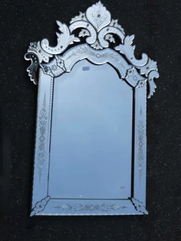 1900 Louis XIV Style Venetian Mirror