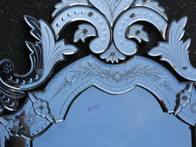 1900 Louis XIV Style Venetian Mirror