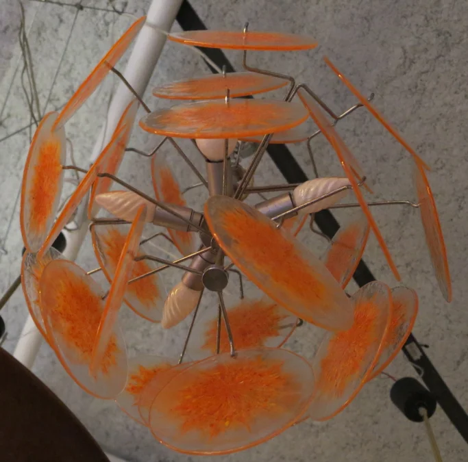 1970′ Venini Chandelier Style Vistosi 27 Pieces
