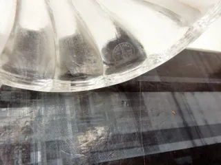 1950′ Paire de Chandeliers Baccarat Modèle Tors Signée