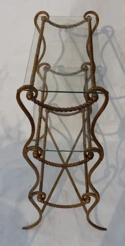 1950/70′ Bibus Brass Shelf DLG Maison Jansen Provenance Parisian Palace