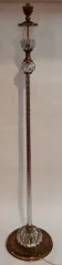 1950/70 Crystal And Brass Floor Lamp Saint Louis