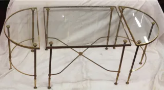 ガラススタイルの三者テーブルトップMaisonBagués