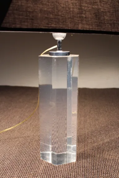 Paire de lampes en plexi