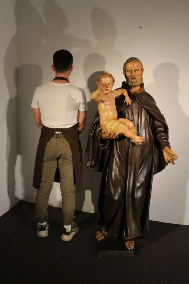 STATUA DI SAN GIUSEPPE E GESÙ BAMBINO