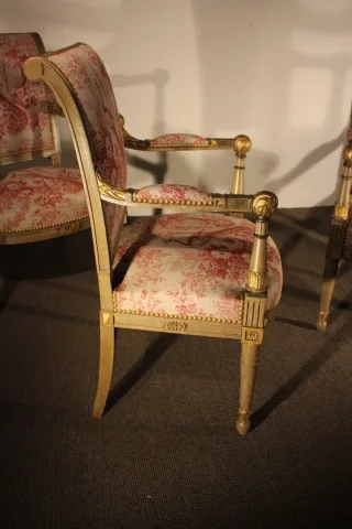 FRENCH DIRECTOIRE PERIOD ARMCHAIRS