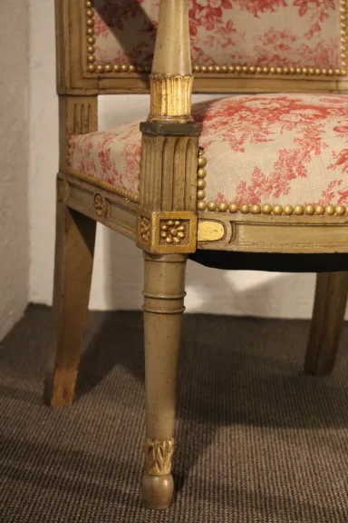FRANZÖSISCHE DIRECTOIRE PERIOD ARMCHAIRS