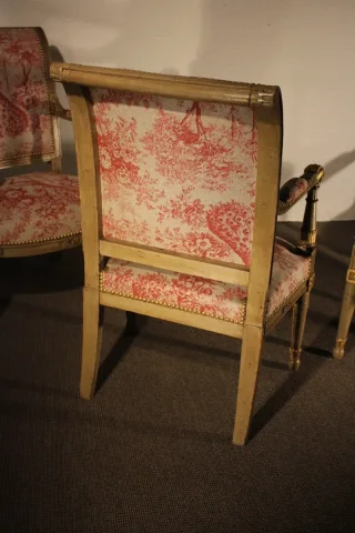 FRENCH DIRECTOIRE PERIOD ARMCHAIRS
