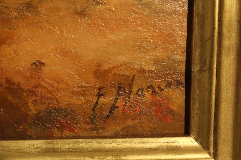 Peinture orientaliste de Felix ARLANCON