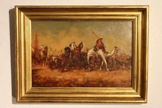 Peinture orientaliste de Felix ARLANCON