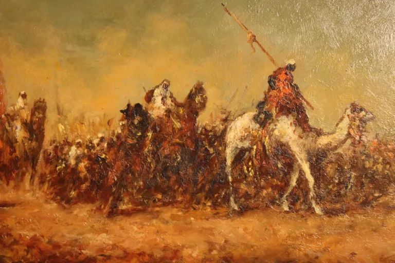 Peinture orientaliste de Felix ARLANCON