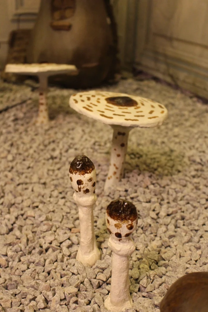 CEMENT MUSHROOMS