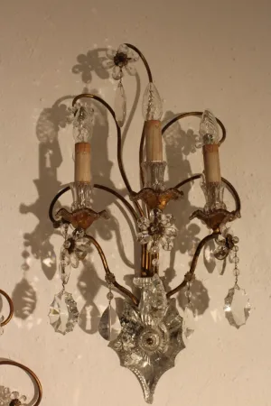 Paire d’appliques de la maison BAGUES