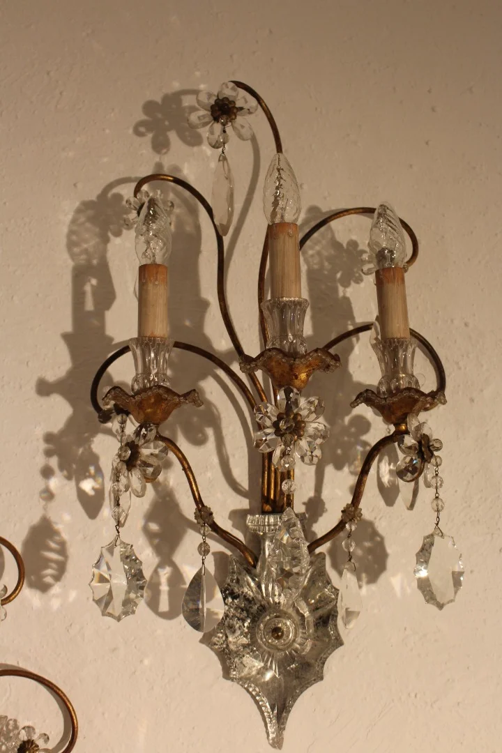 PAREJA DE LUCES DE PARED BAGUES